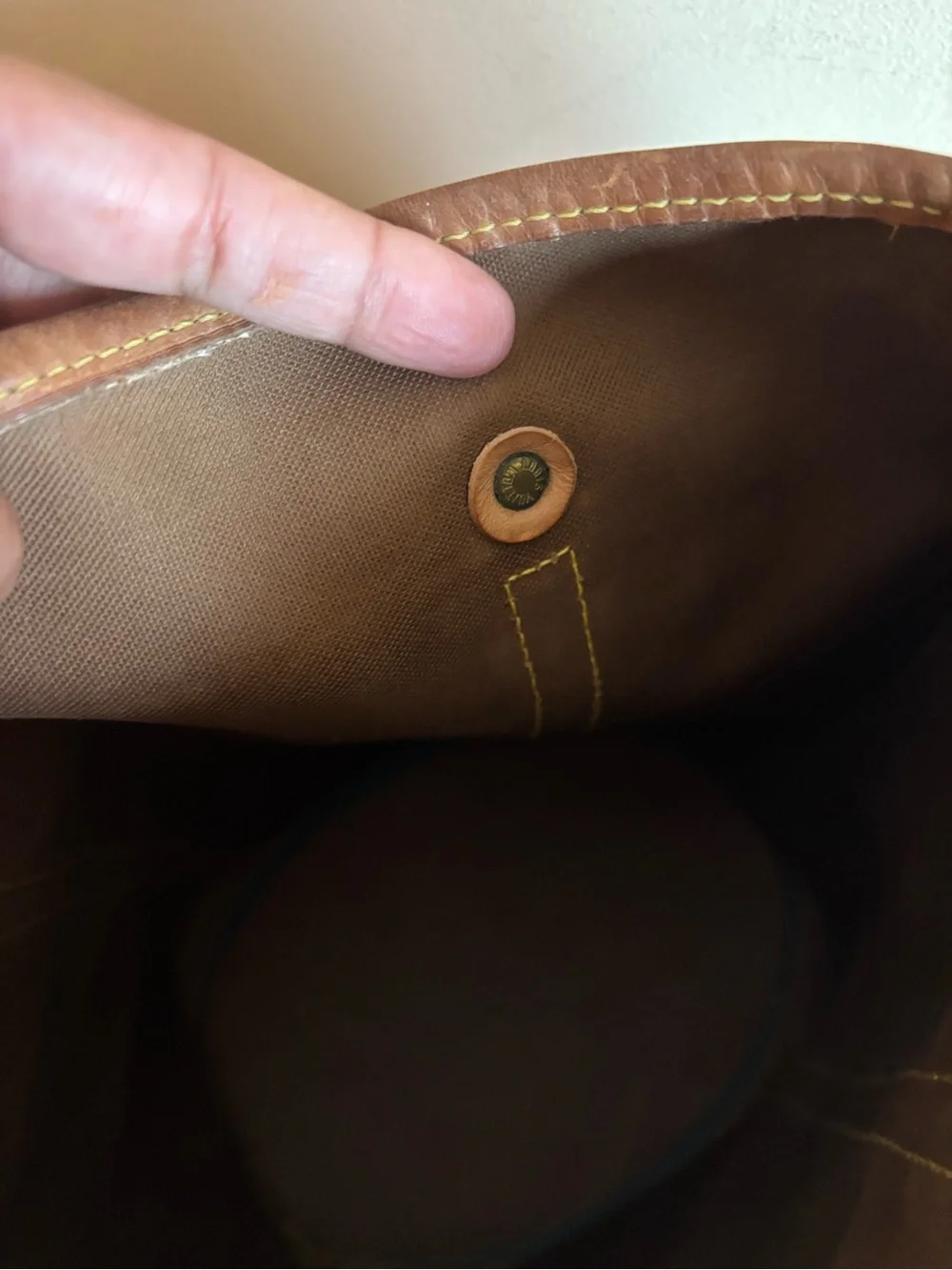 Authentic Louis Vuitton monogram bucket GM